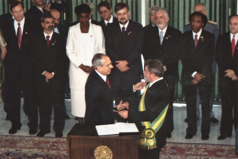 Cerimônia de posse como Ministro da Justiça em 2003